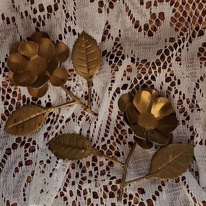 Vintage Metal Flowers
